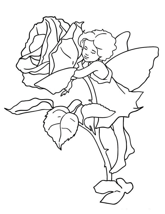 Fata Gratuito da Stampare da colorare