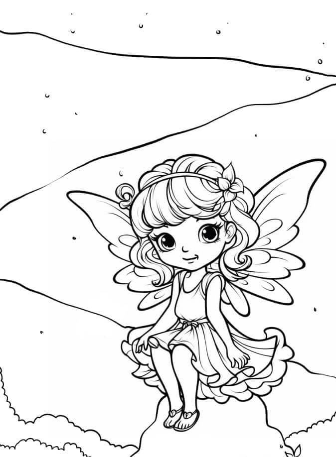 Fata Perfetto da colorare