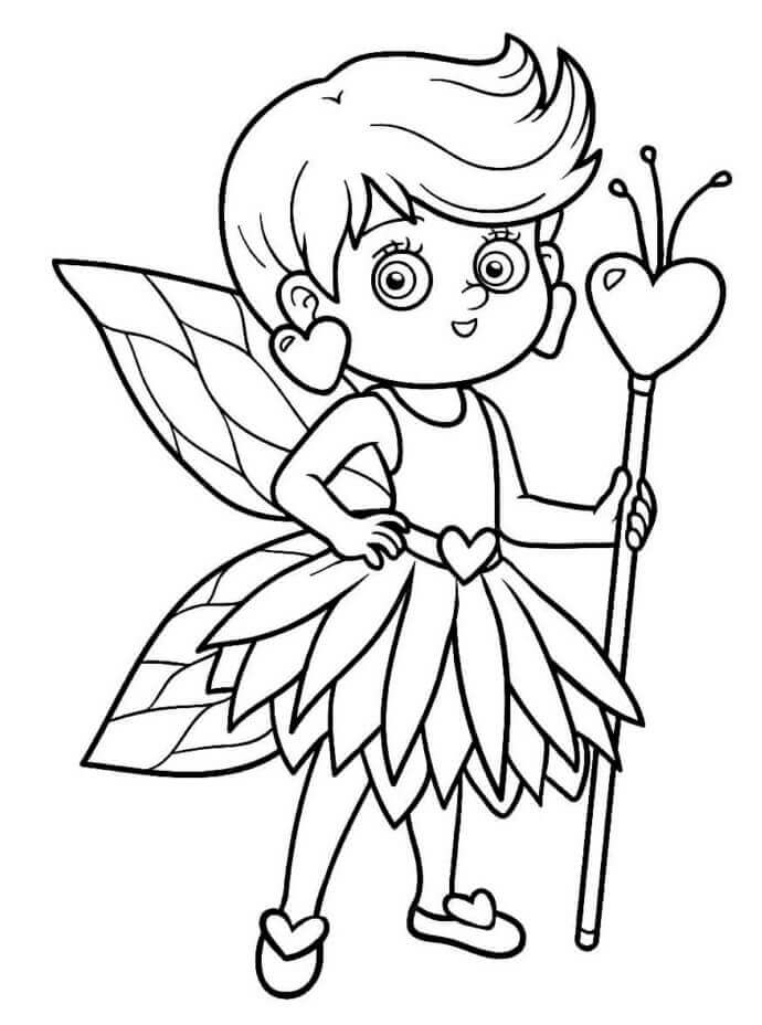 Fata Stampabile da colorare