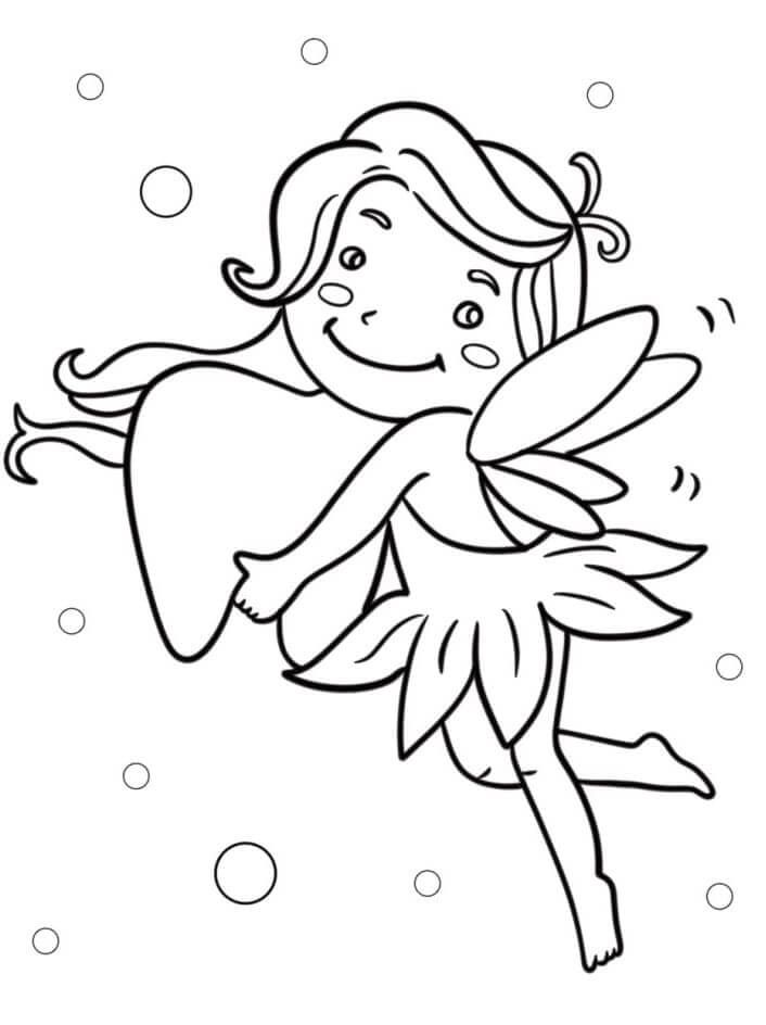 Fata Straordinario da colorare