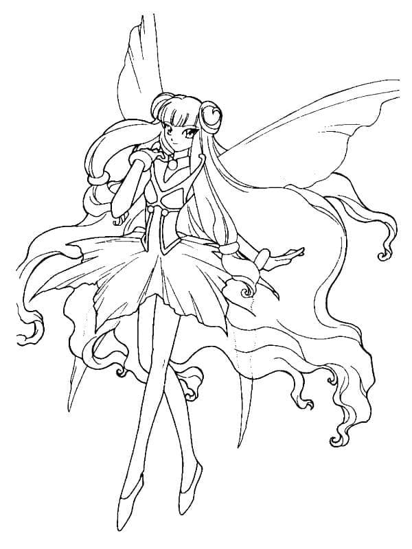 Fata della Fantasia da colorare
