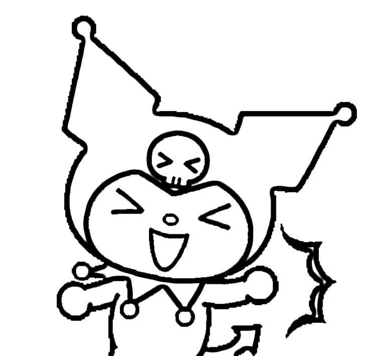 Felice Kuromi da colorare