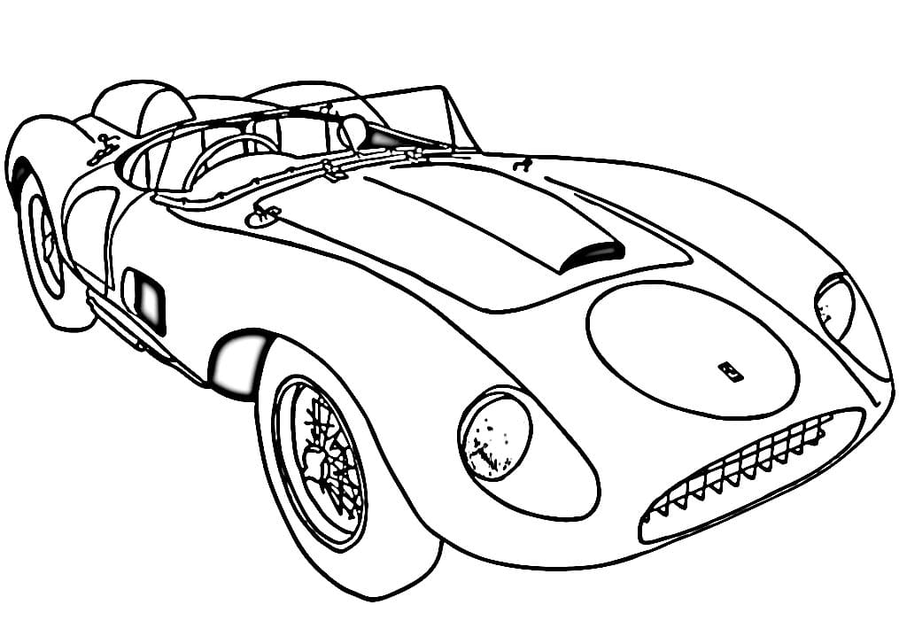 Ferrari a Costo Zero da colorare