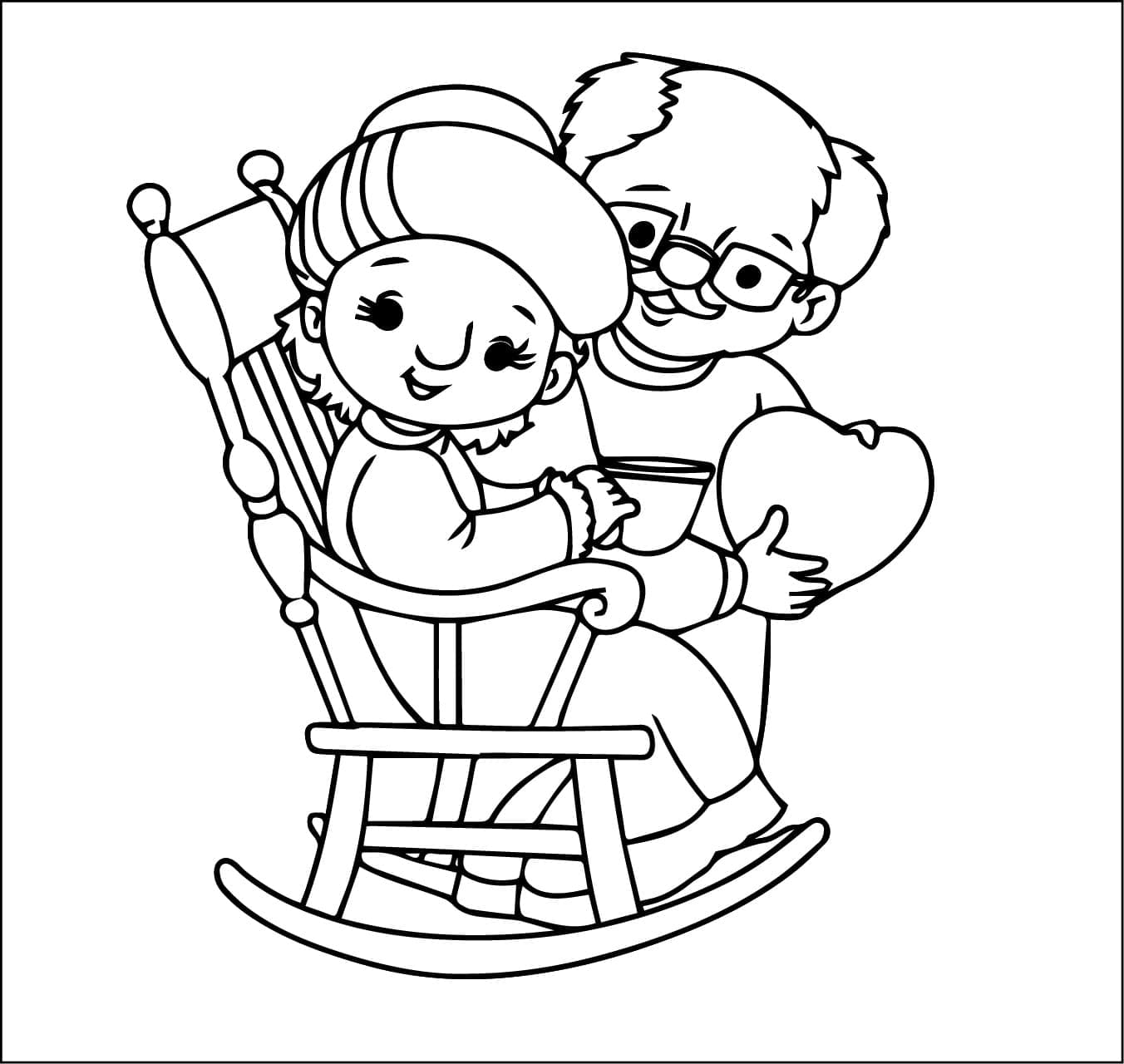 Festa dei Nonni (13) da colorare