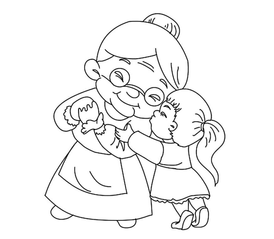 Festa dei Nonni (8) da colorare