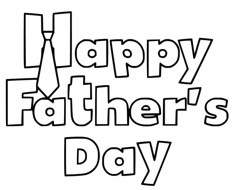 Festa del Papà (1) da colorare