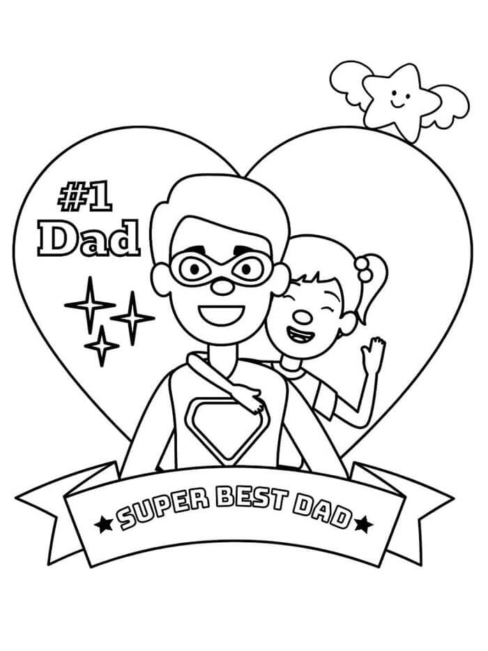 Festa del Papà (14) da colorare