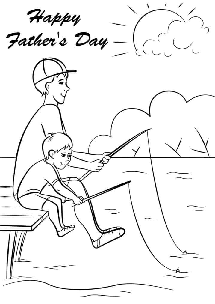 Festa del Papà (18) da colorare