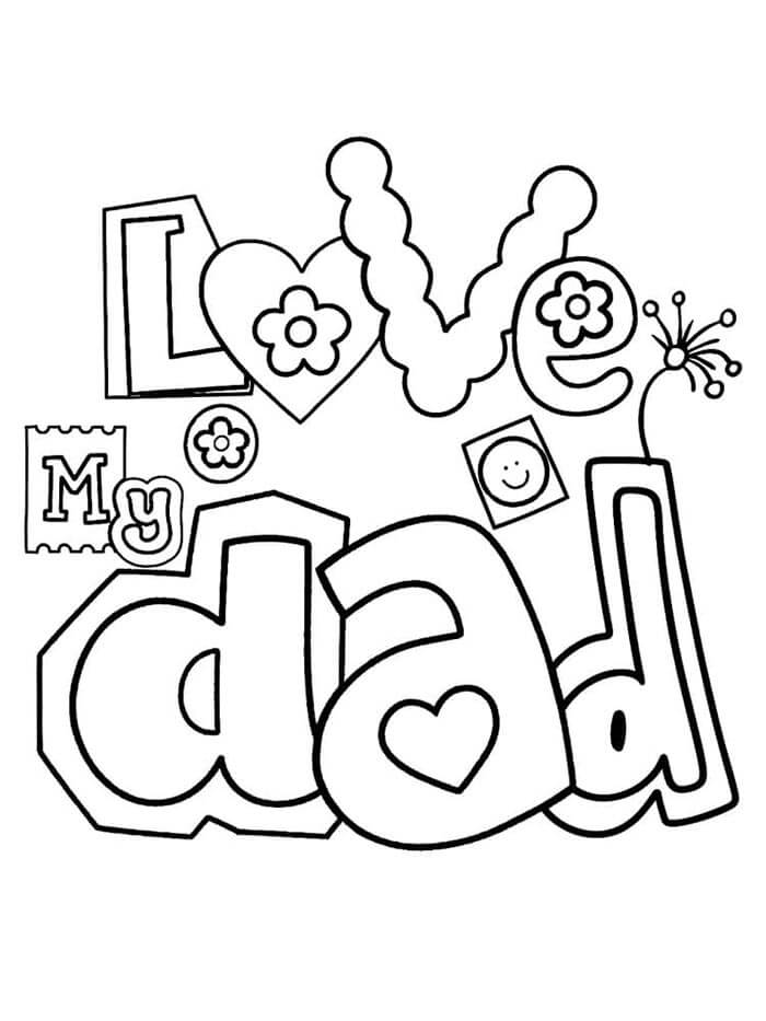 Festa del Papà (25) da colorare