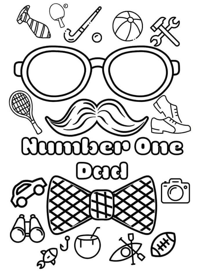 Festa del Papà (30) da colorare