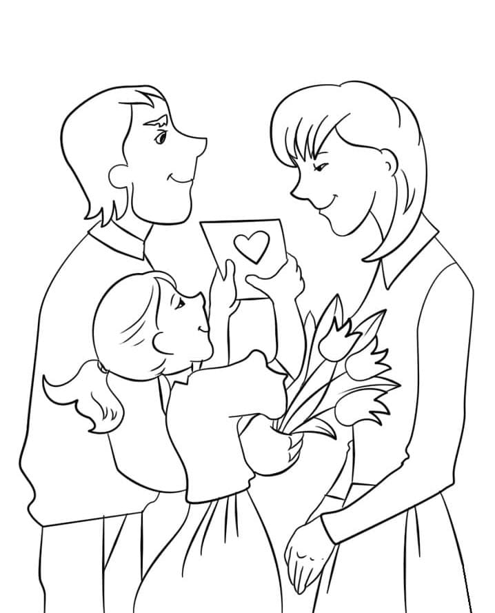 Festa della Mamma (11) da colorare