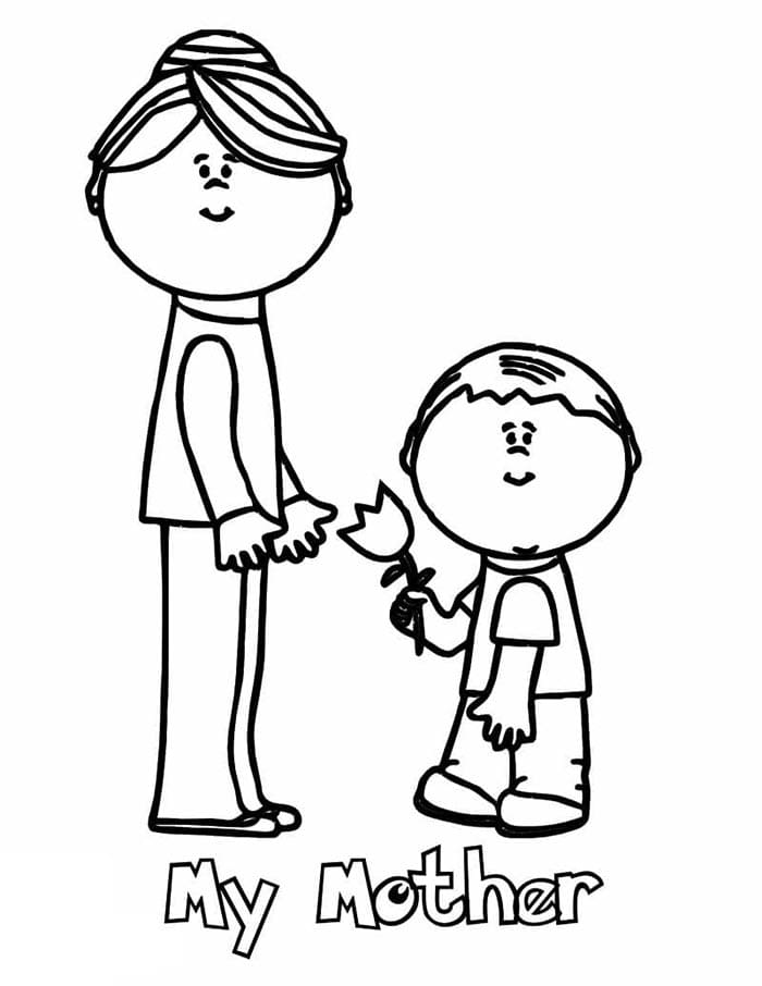 Festa della Mamma (16) da colorare