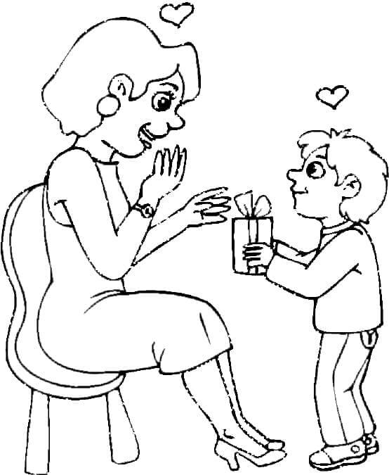 Festa della Mamma (22) da colorare