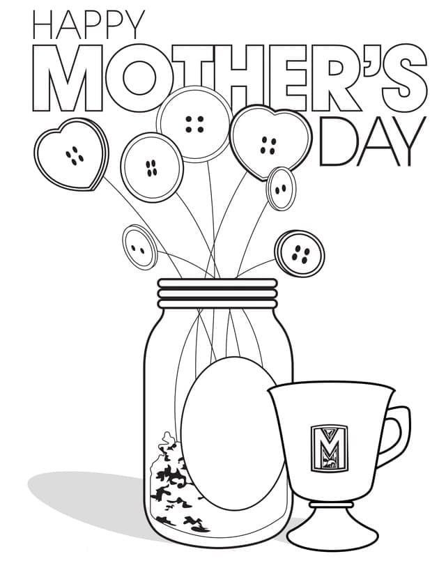 Festa della Mamma (3) da colorare