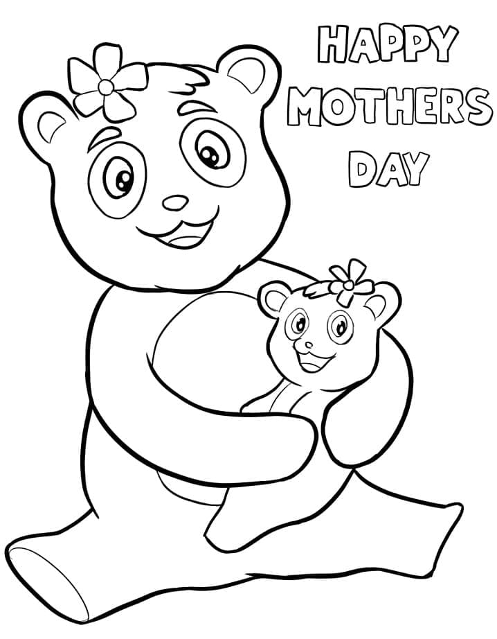 Festa della Mamma (8) da colorare