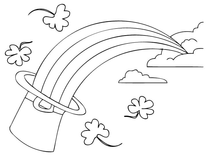 Festa di san Patrizio (1) da colorare