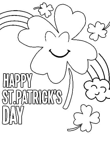 Festa di san Patrizio (30) da colorare