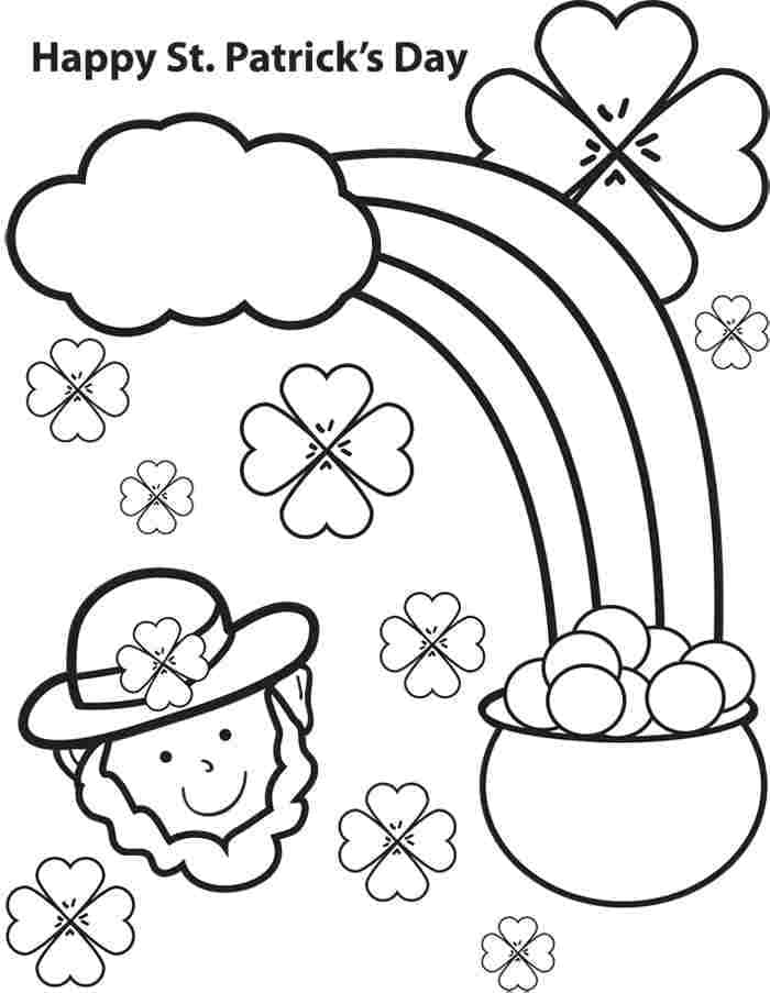 Festa di san Patrizio (37) da colorare