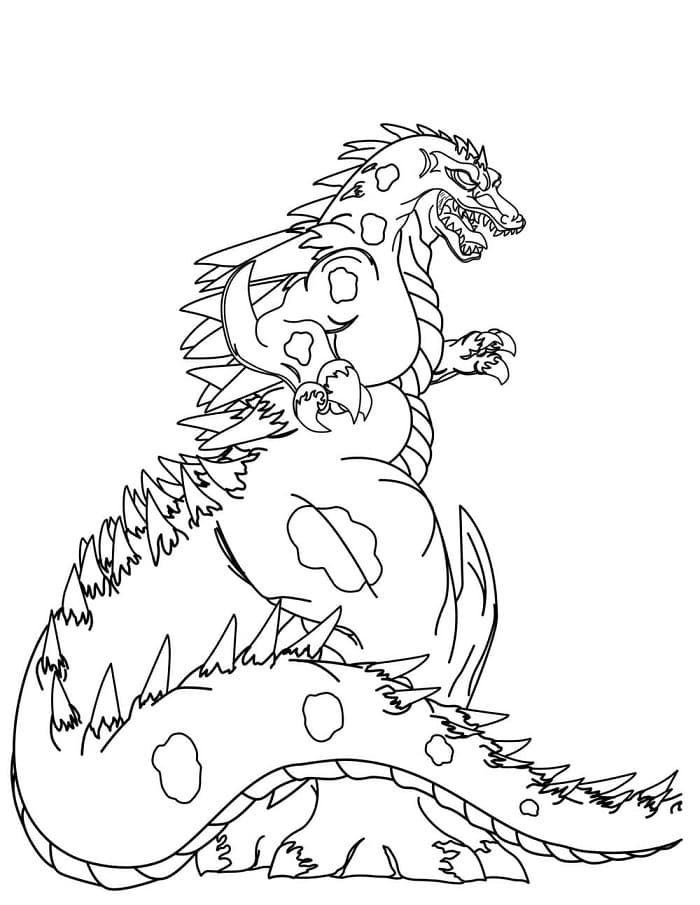 Film Godzilla da colorare