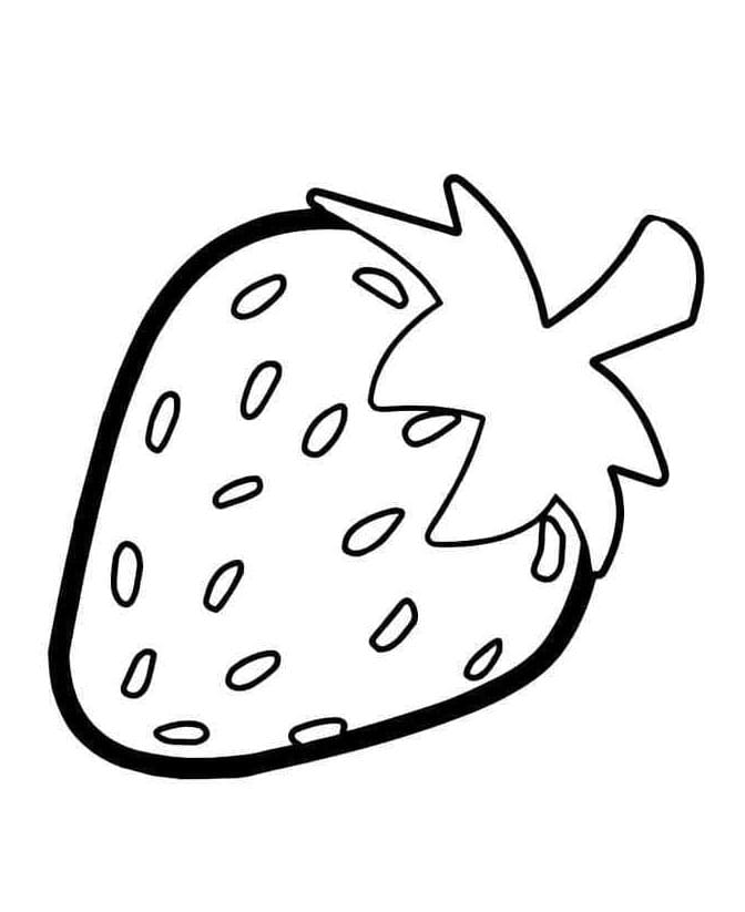 Fragola Stampabile da colorare
