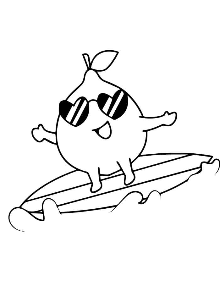 Frutta Limone da colorare