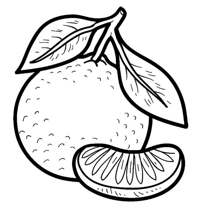 Frutta per Bambini di 2 Anni da colorare