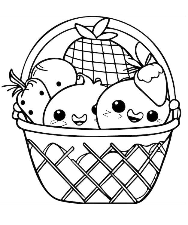 Frutti deliziosi da colorare