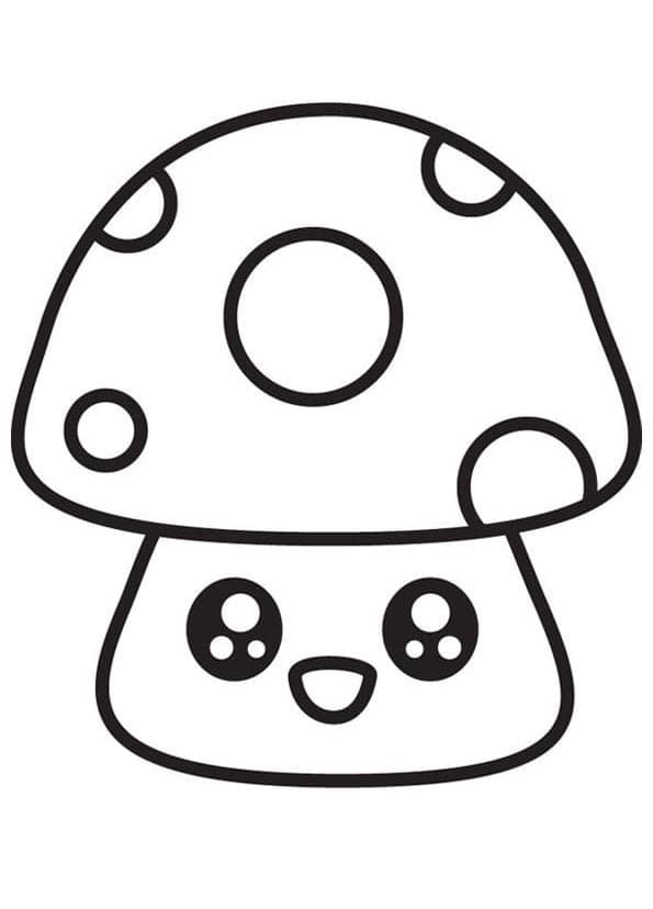 Fungo Delizioso da colorare