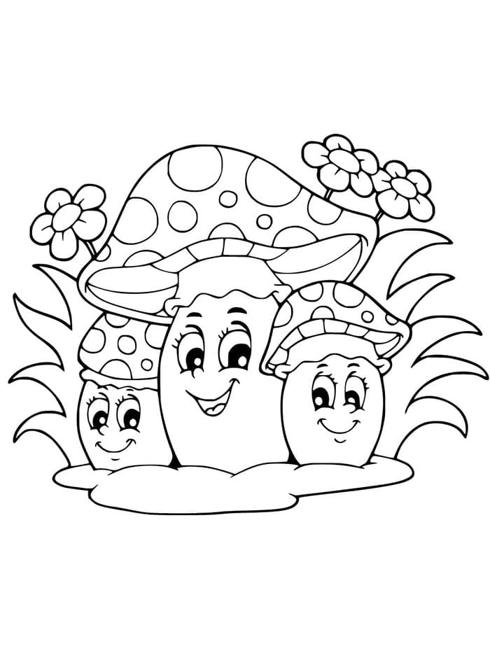 Fungo Libero da colorare