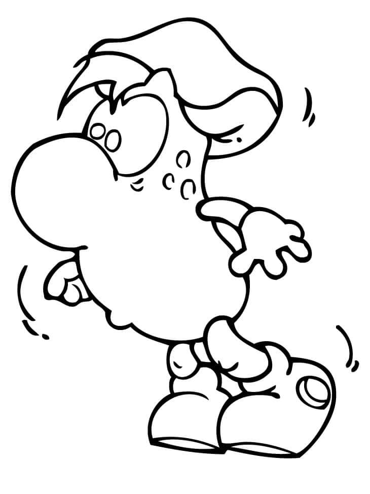 Fungo per Bambini di 5 Anni da colorare