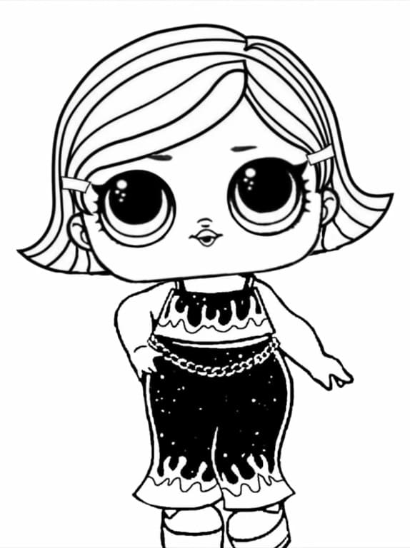 Fyre di LOL Surprise da colorare