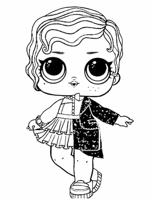 Gala Q.T. di LOL Surprise da colorare