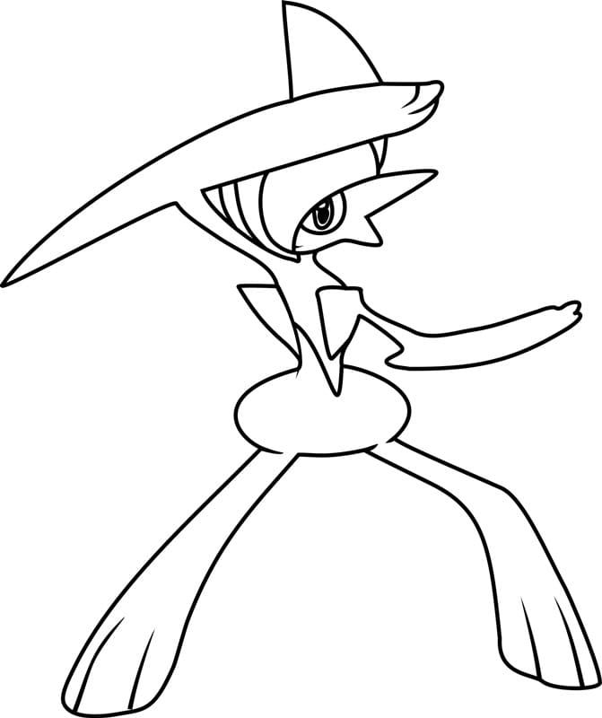 Gallade Pokemon da colorare