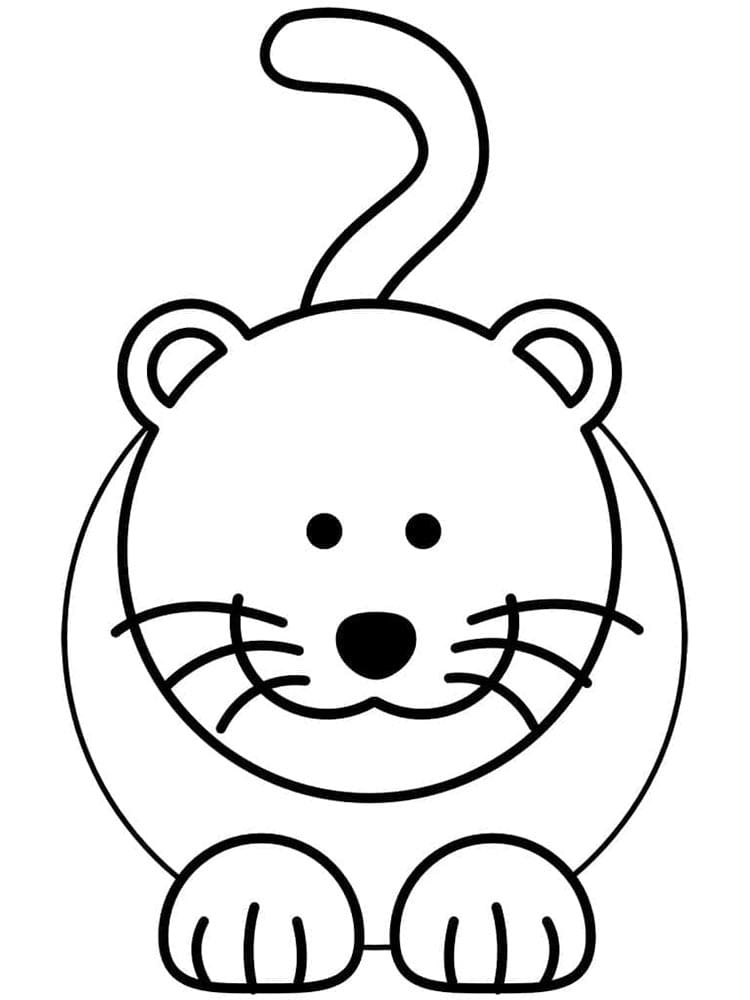 Gatto a Cartoni da colorare