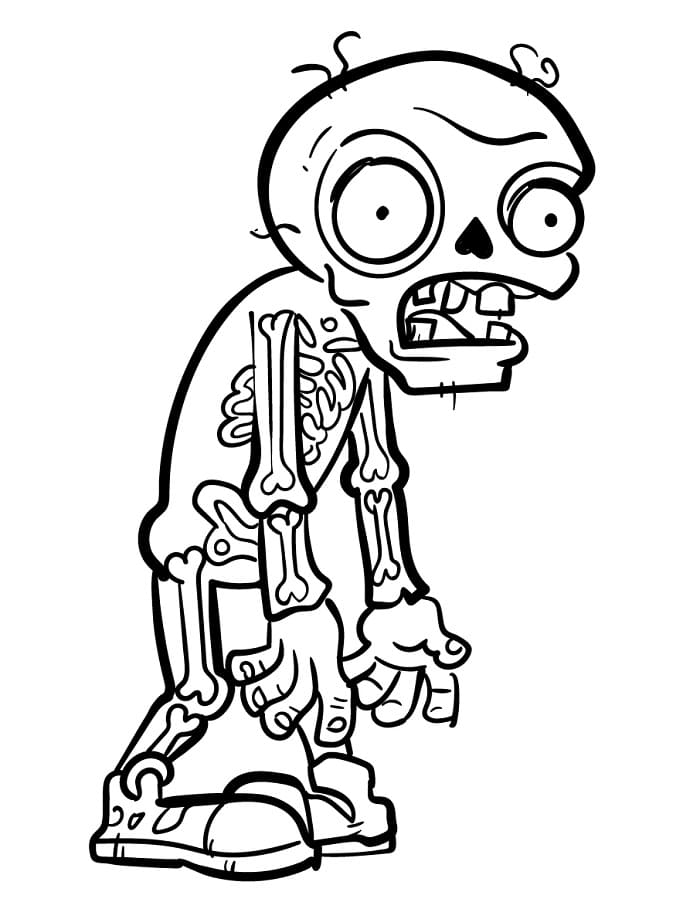 Gioco Piante contro zombi da colorare