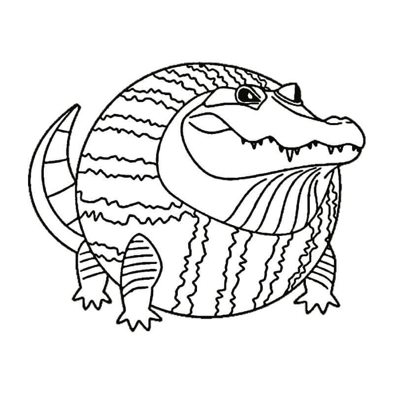 Glorbo Fruttodrillo Italian Brainrot da colorare