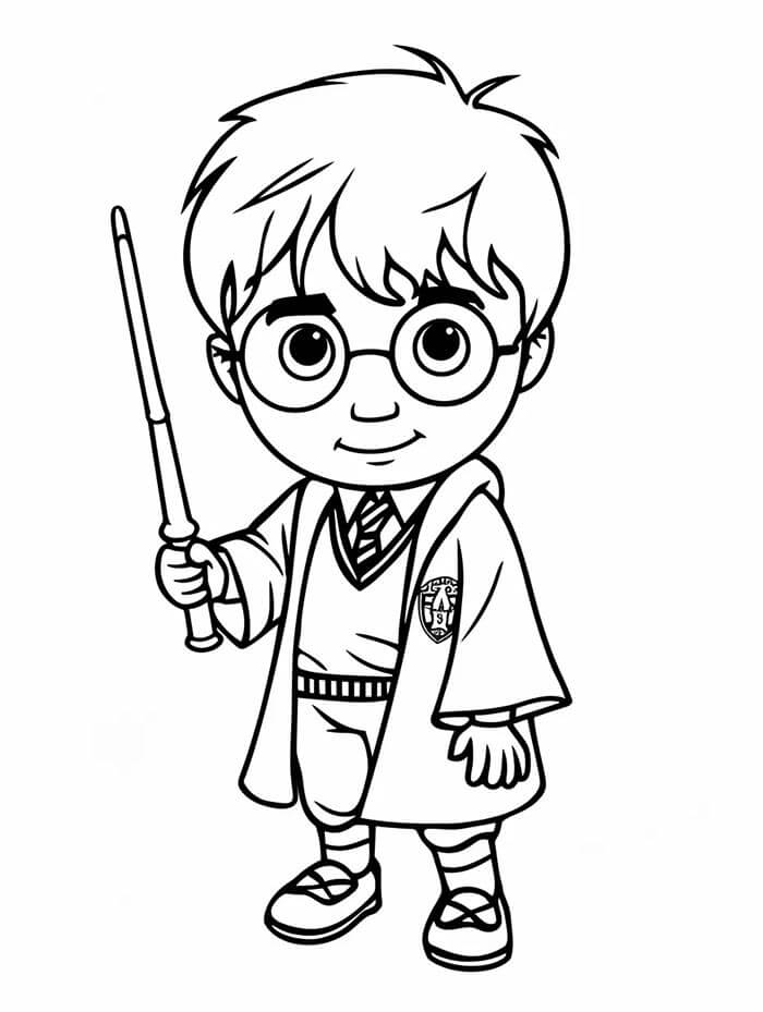 Harry Potter da colorare