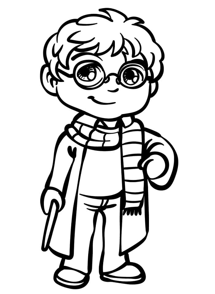 Harry Potter Cartone da colorare