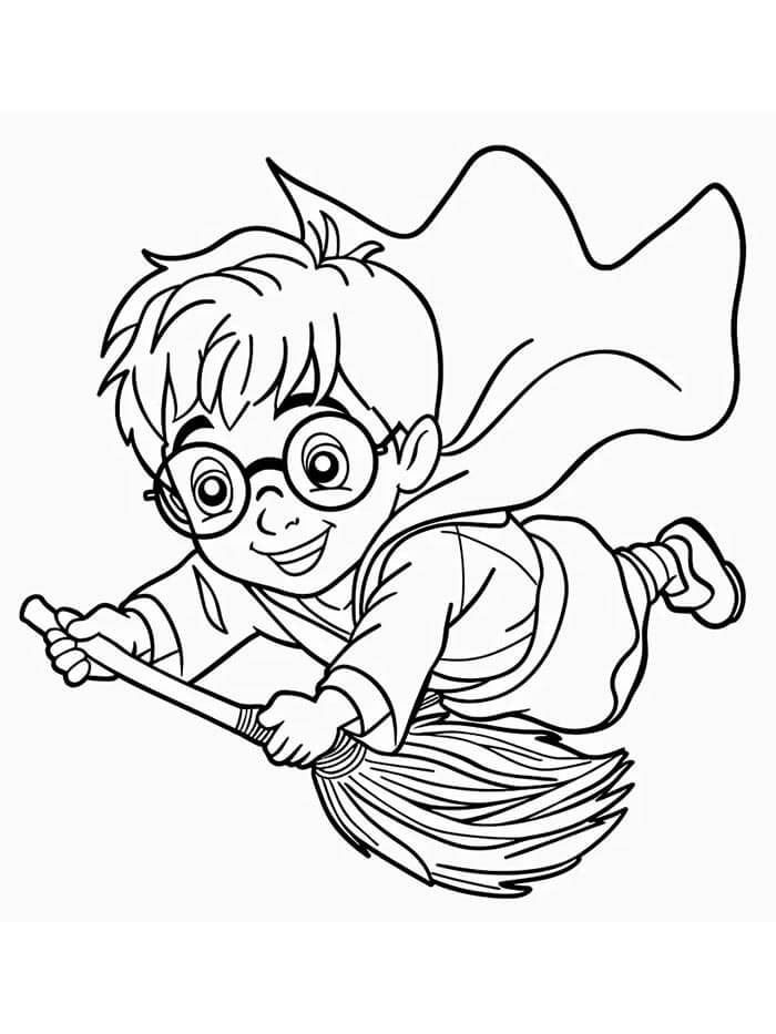 Harry Potter Stampabile Gratis da colorare