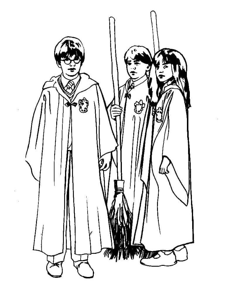 Harry Potter per Bambini di 1 Anno da colorare