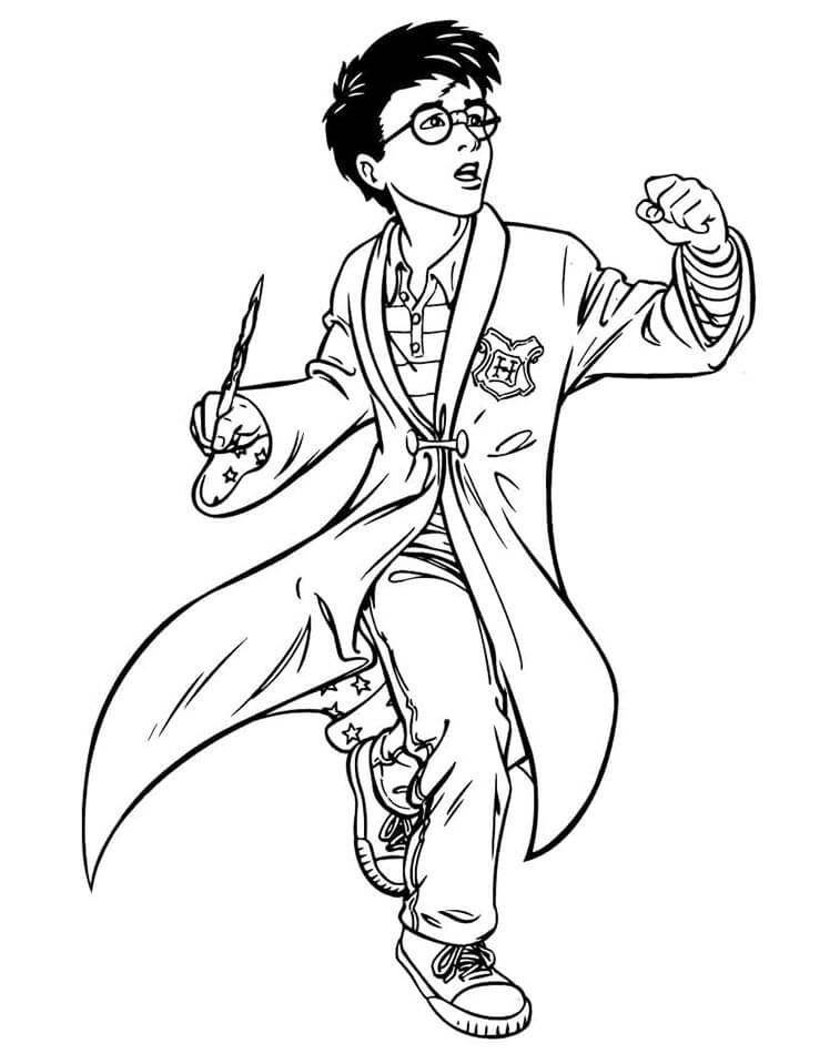 Harry Potter per Bambini di 5 Anni da colorare