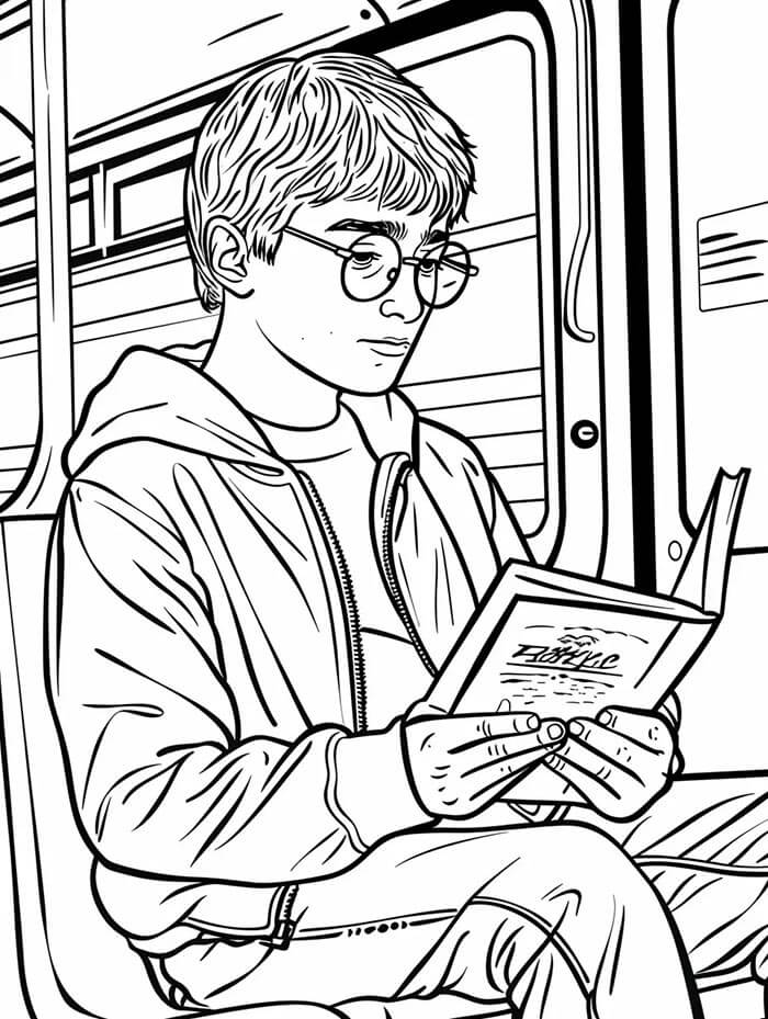 Harry Potter per Bambini di 6 Anni da colorare