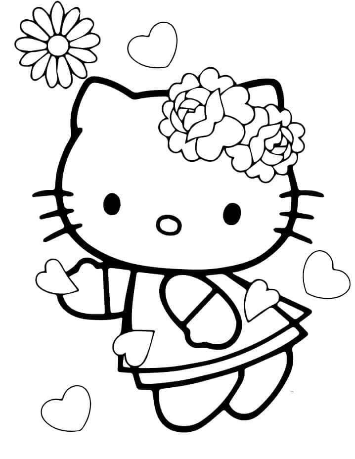 Hello Kitty Gratuiti da Stampare da colorare