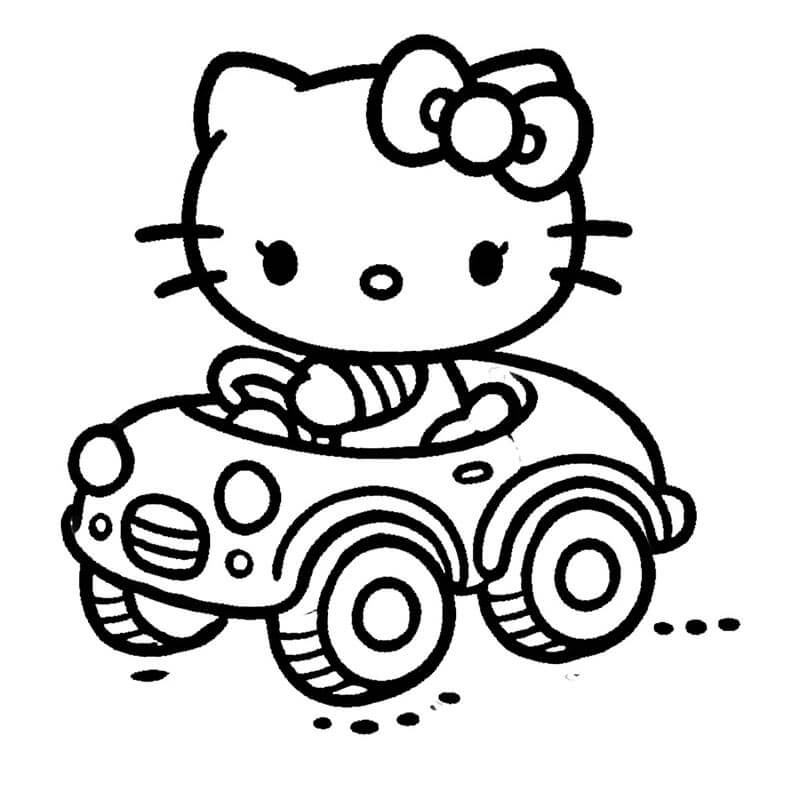 Hello Kitty Gratuiti per Bambini da colorare