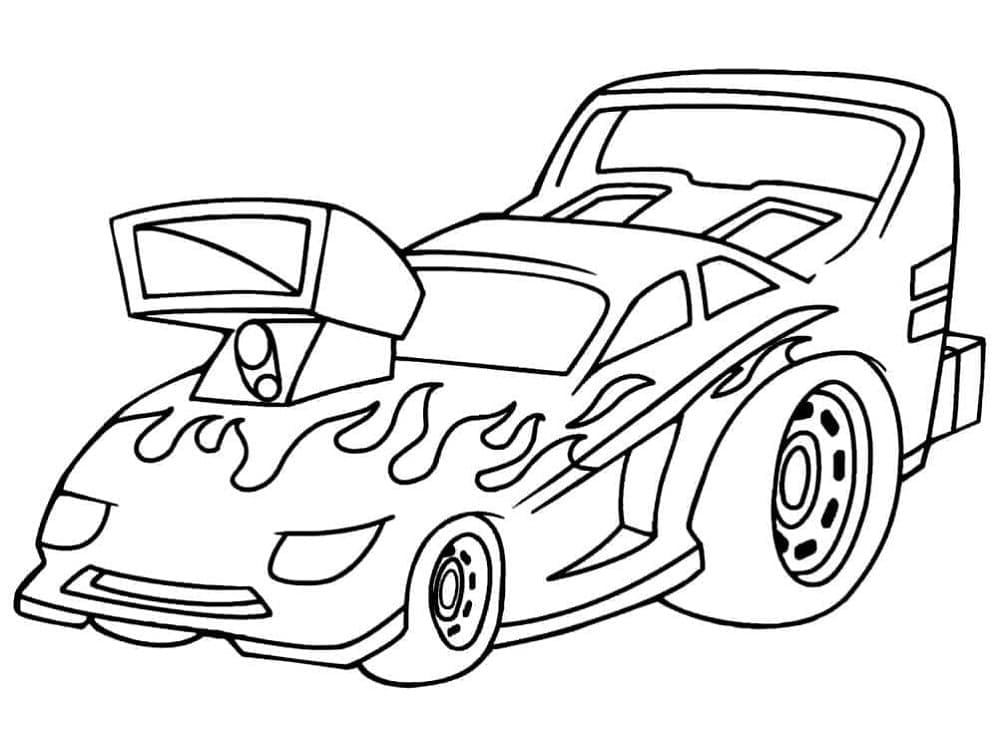 Hot Wheels Gratis da colorare