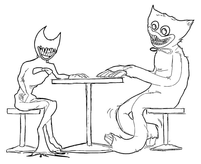 Huggy Wuggy Gratuita da Stampare da colorare