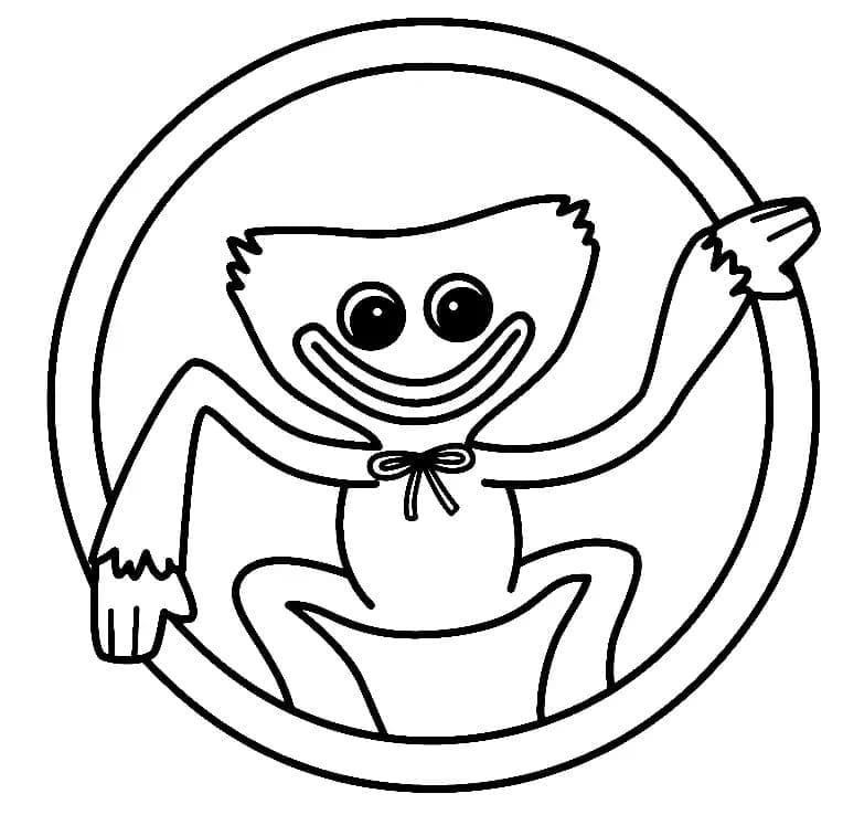 Huggy Wuggy Stampabile Gratis da colorare