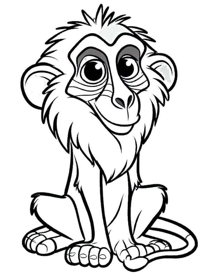 Il Re Leone Gratuita per Bambini da colorare