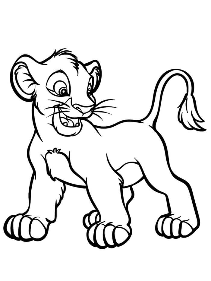 Il Re Leone Stampabile Senza Spesa da colorare