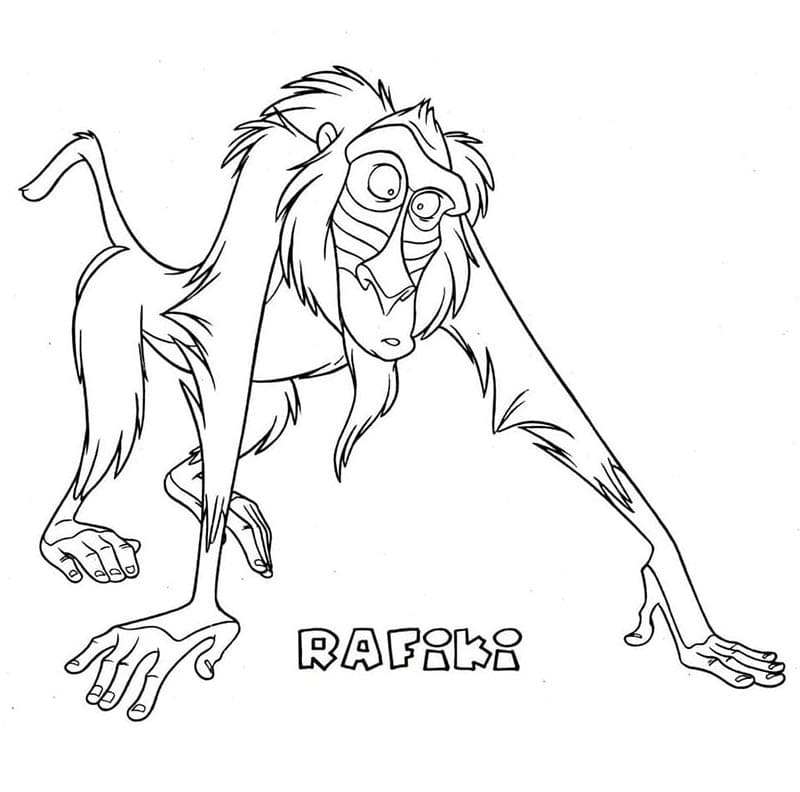 Il Re Leone da Disney da colorare